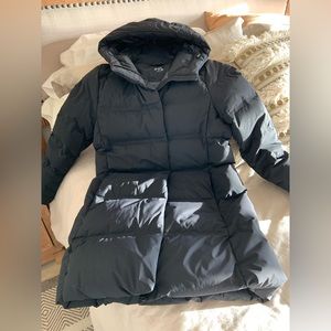Uniqlo Down hooded coat black size M